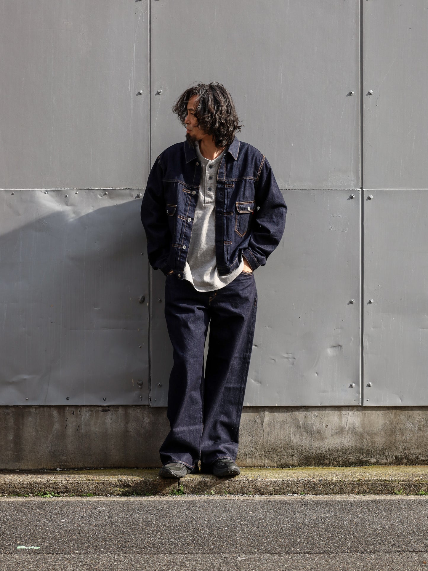 DOUBLE POCKET DENIM JACKET / Indigo