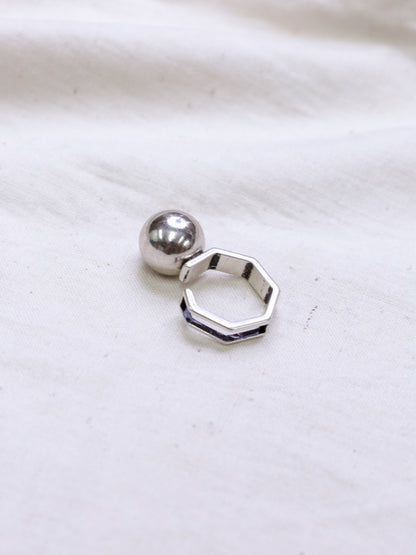 SILVERBALL 2WAY RING / Silver