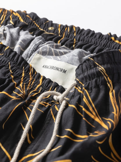 FIREWORKS ROOM EASY SHORTS / Black