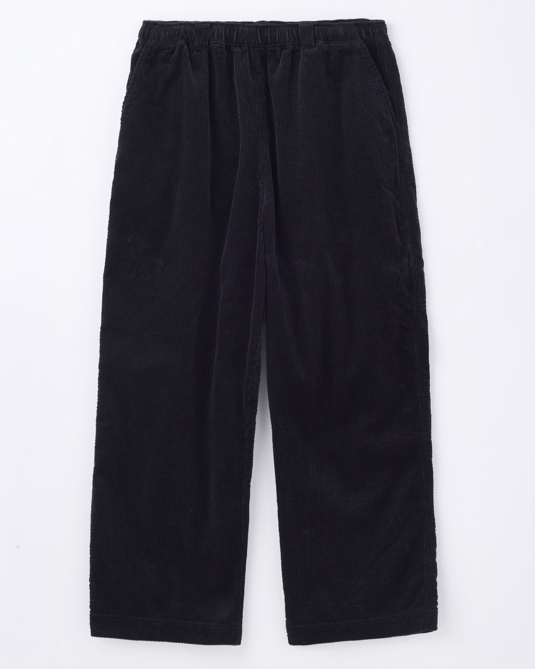 ORGANIC COTTON CORDUROY OVER PANTS / Black