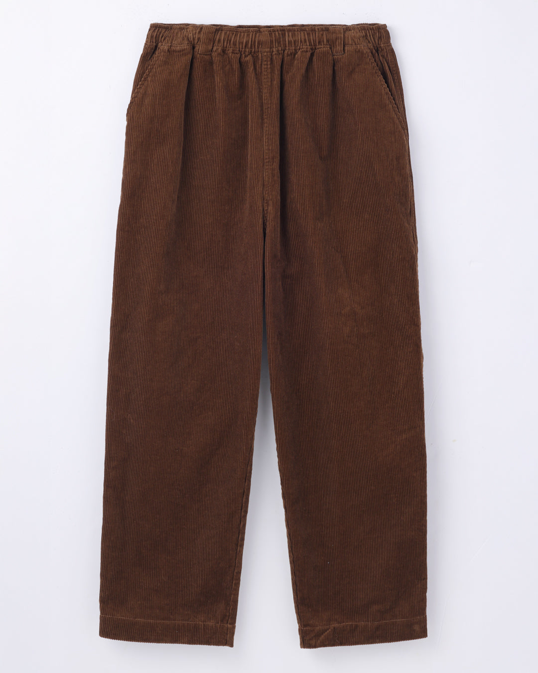 ORGANIC COTTON CORDUROY OVER PANTS / Brown