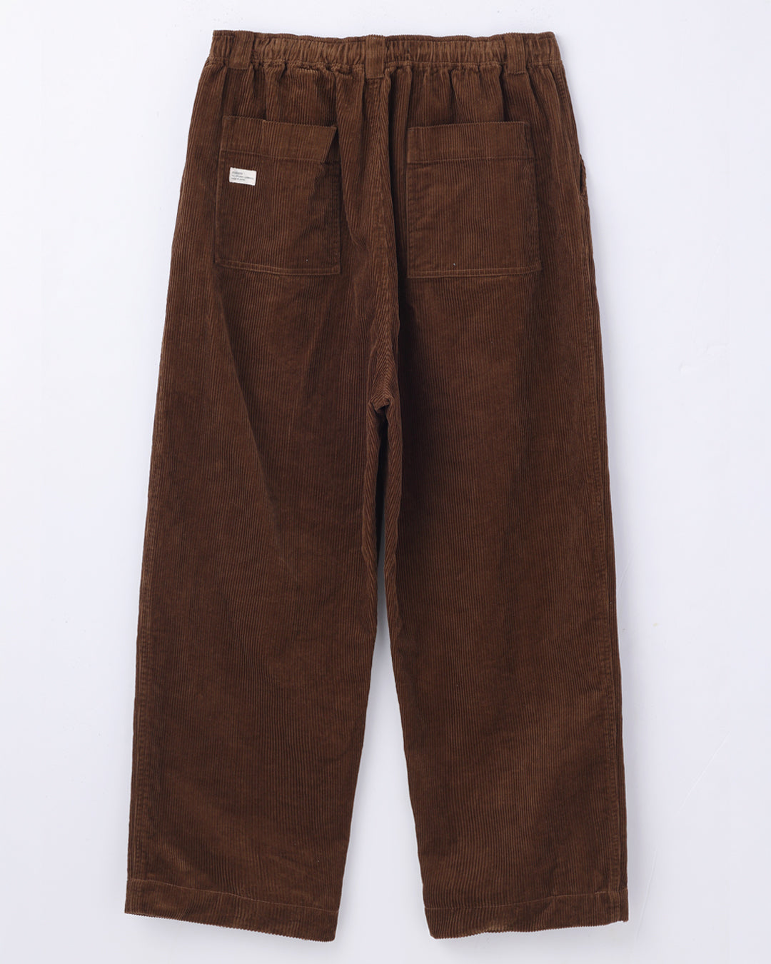 ORGANIC COTTON CORDUROY OVER PANTS / Brown