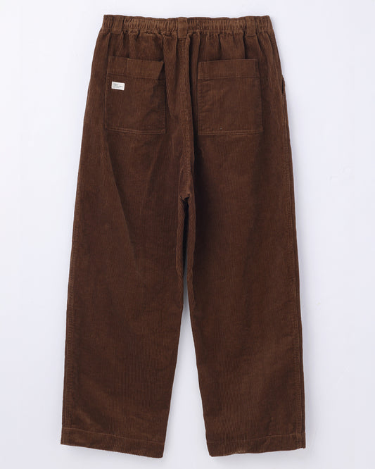 ORGANIC COTTON CORDUROY OVER PANTS / Brown