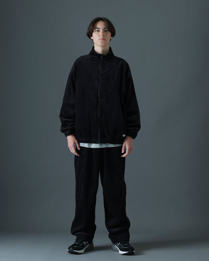 ORGANIC COTTON CORDUROY OVER PANTS / Black