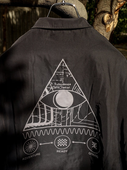 "3RD EYE" COACHES JACKET / Black