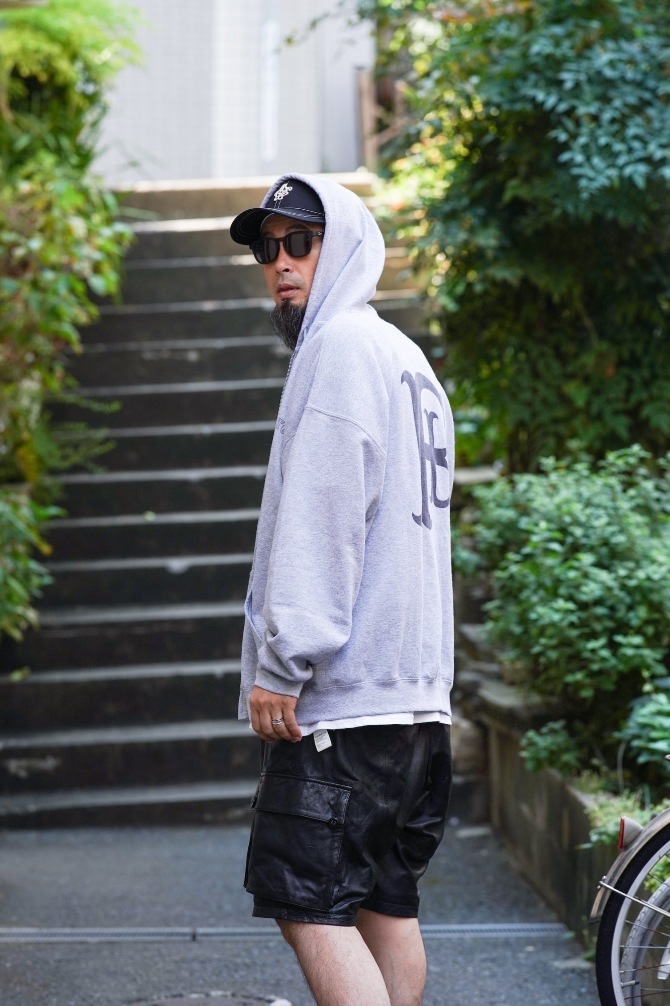 "fulton × JHANKSON" TEAM ZIP HOODIE / Gray