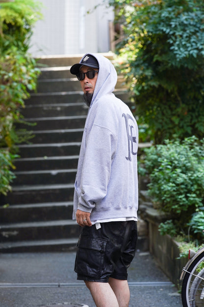 "fulton × JHANKSON" TEAM ZIP HOODIE / Gray