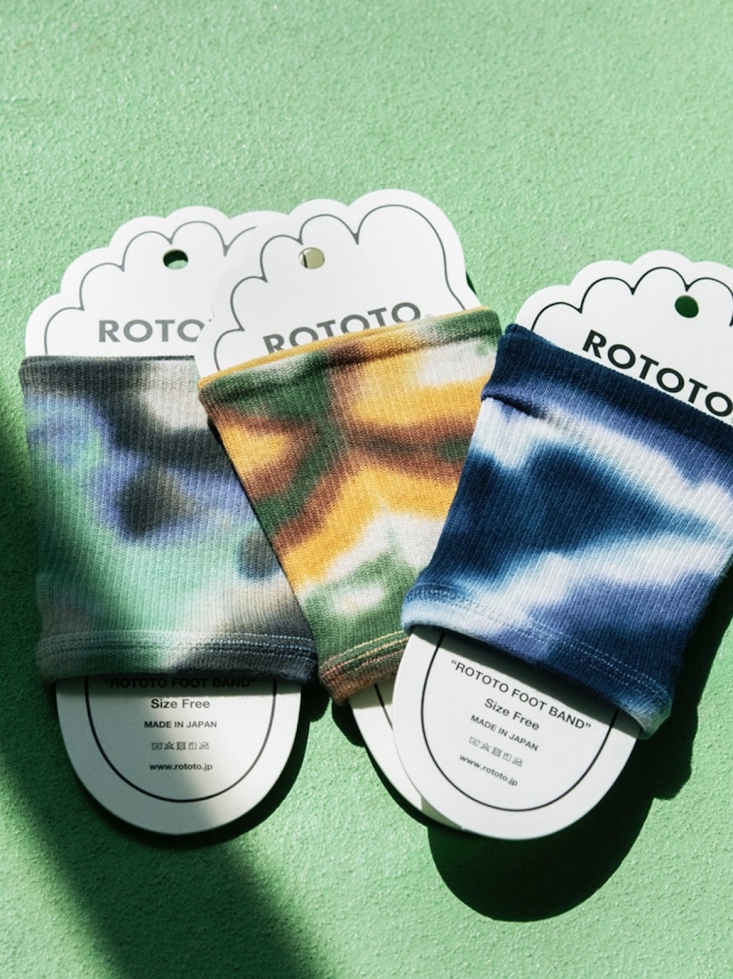 ROTOTO FOOT BAND TIE DYE / 5colors