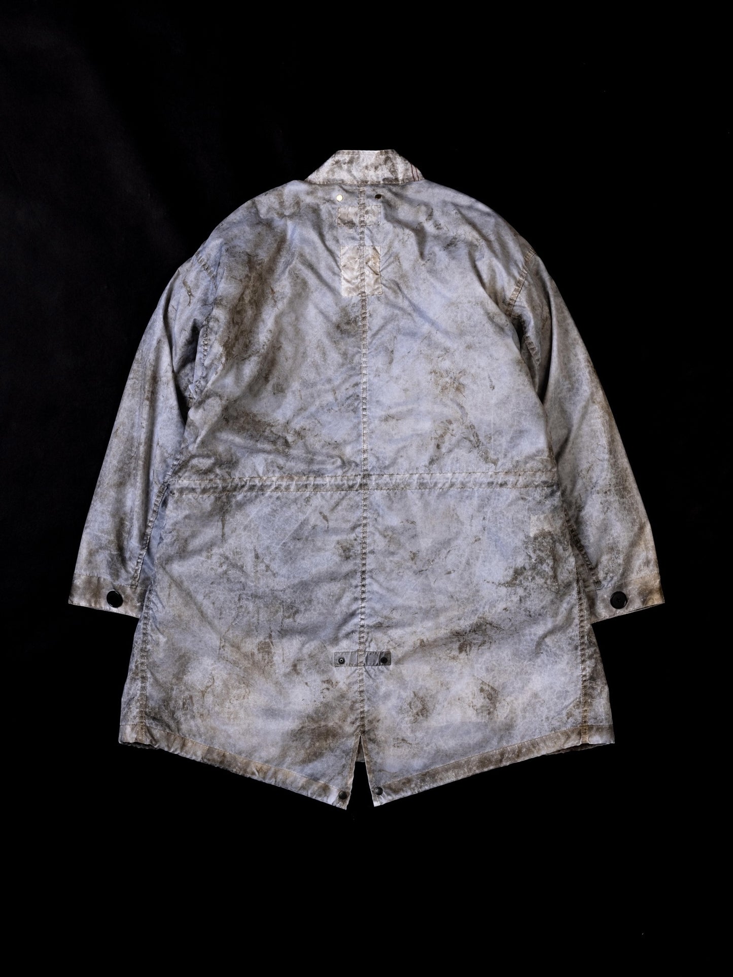 DIRTPAINT NYLON MODS COAT / White