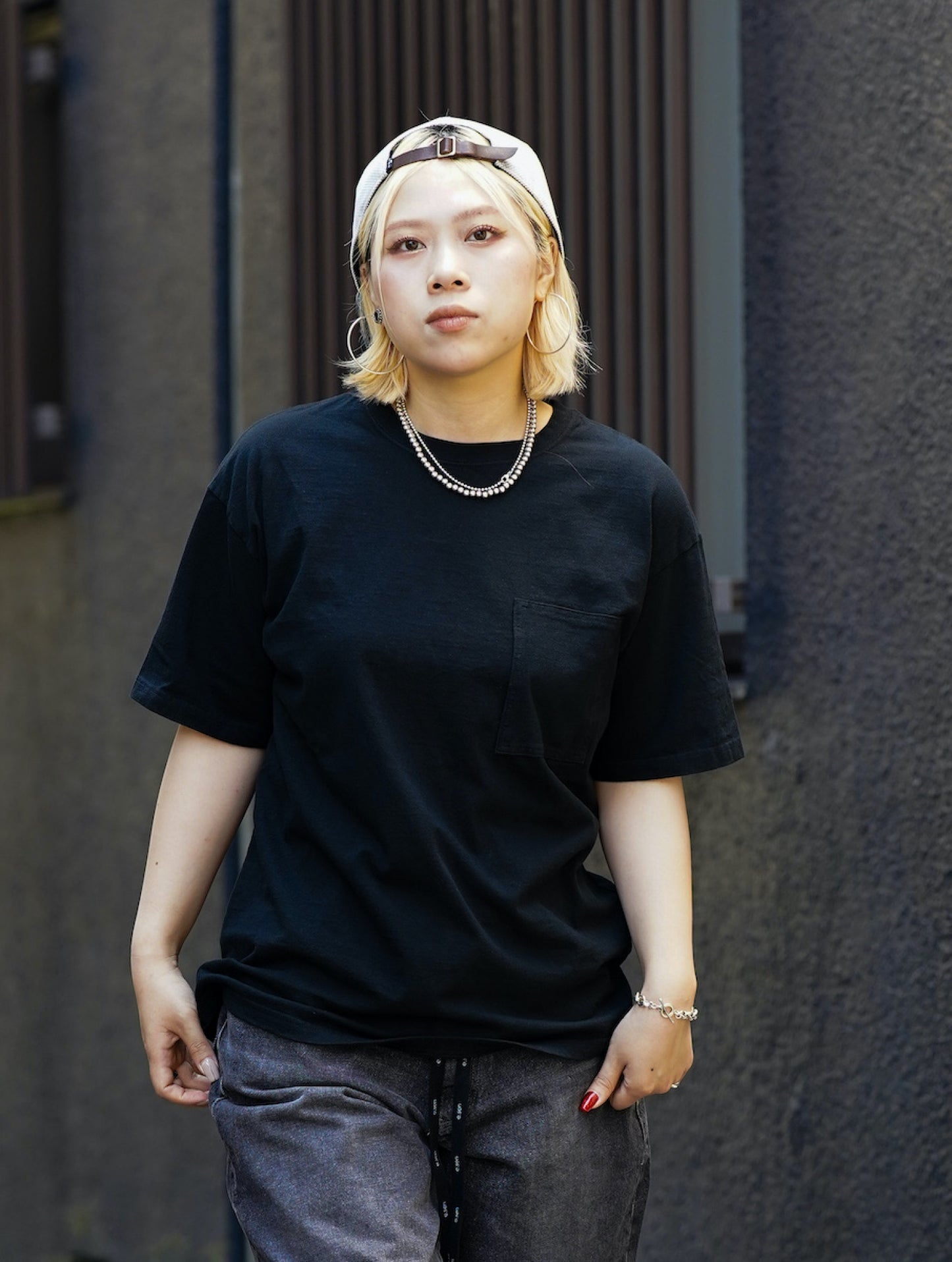 THE POCKET TEE / Black