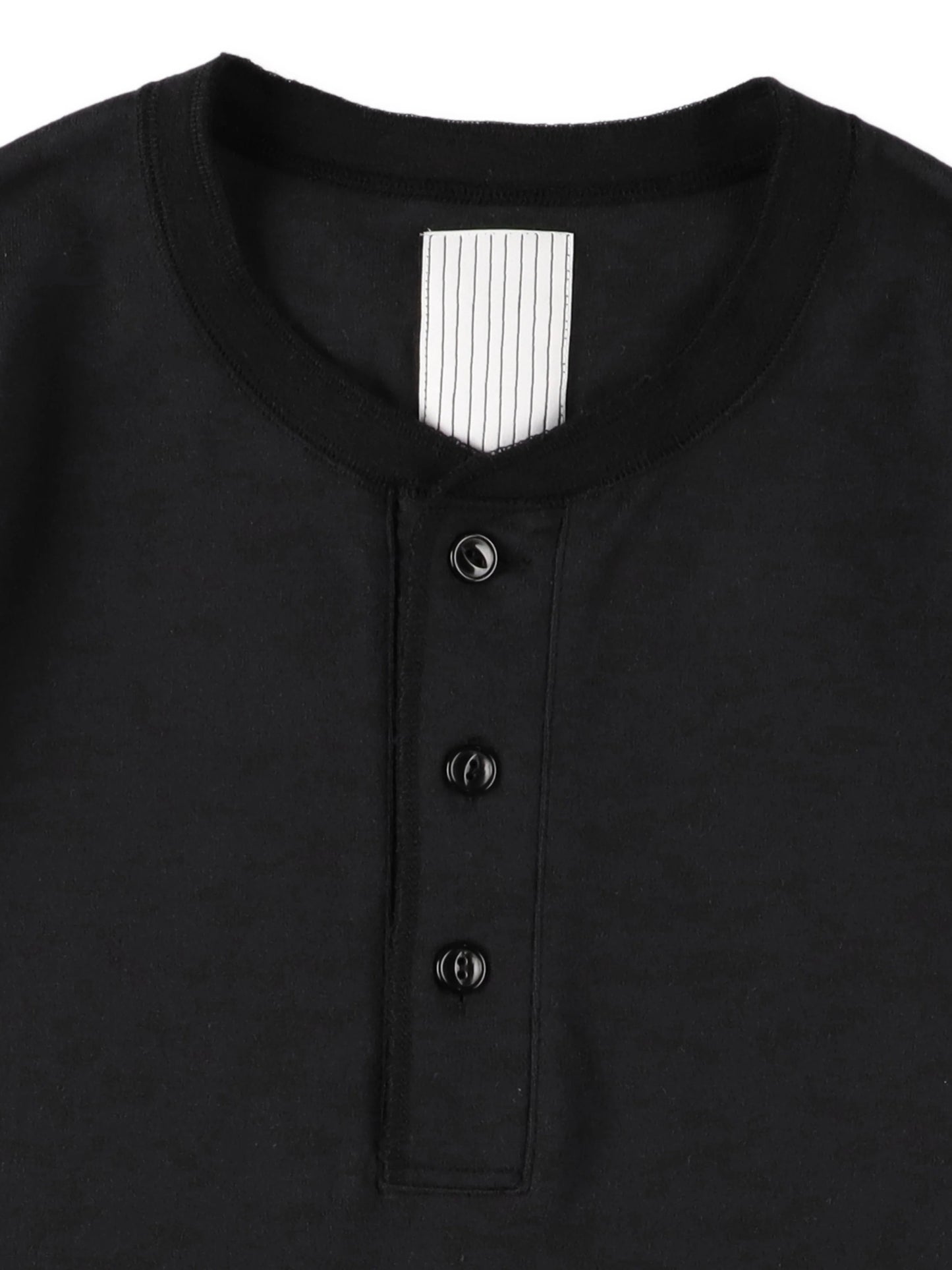 HENRY NECK SS TEE / Black