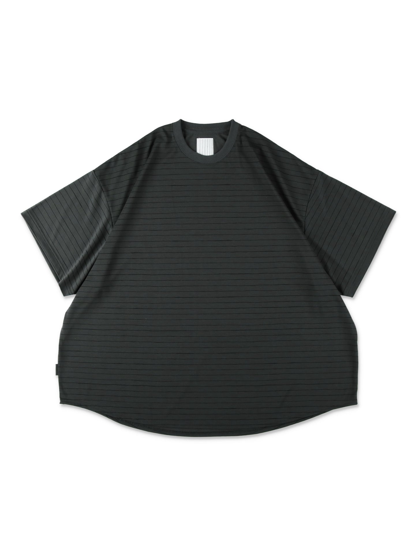 SUPER BIG SIDE STRIPE TECH SS TEE / Chacoal