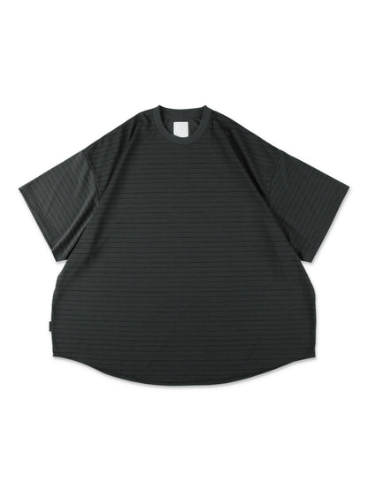 SUPER BIG SIDE STRIPE TECH SS TEE / Chacoal