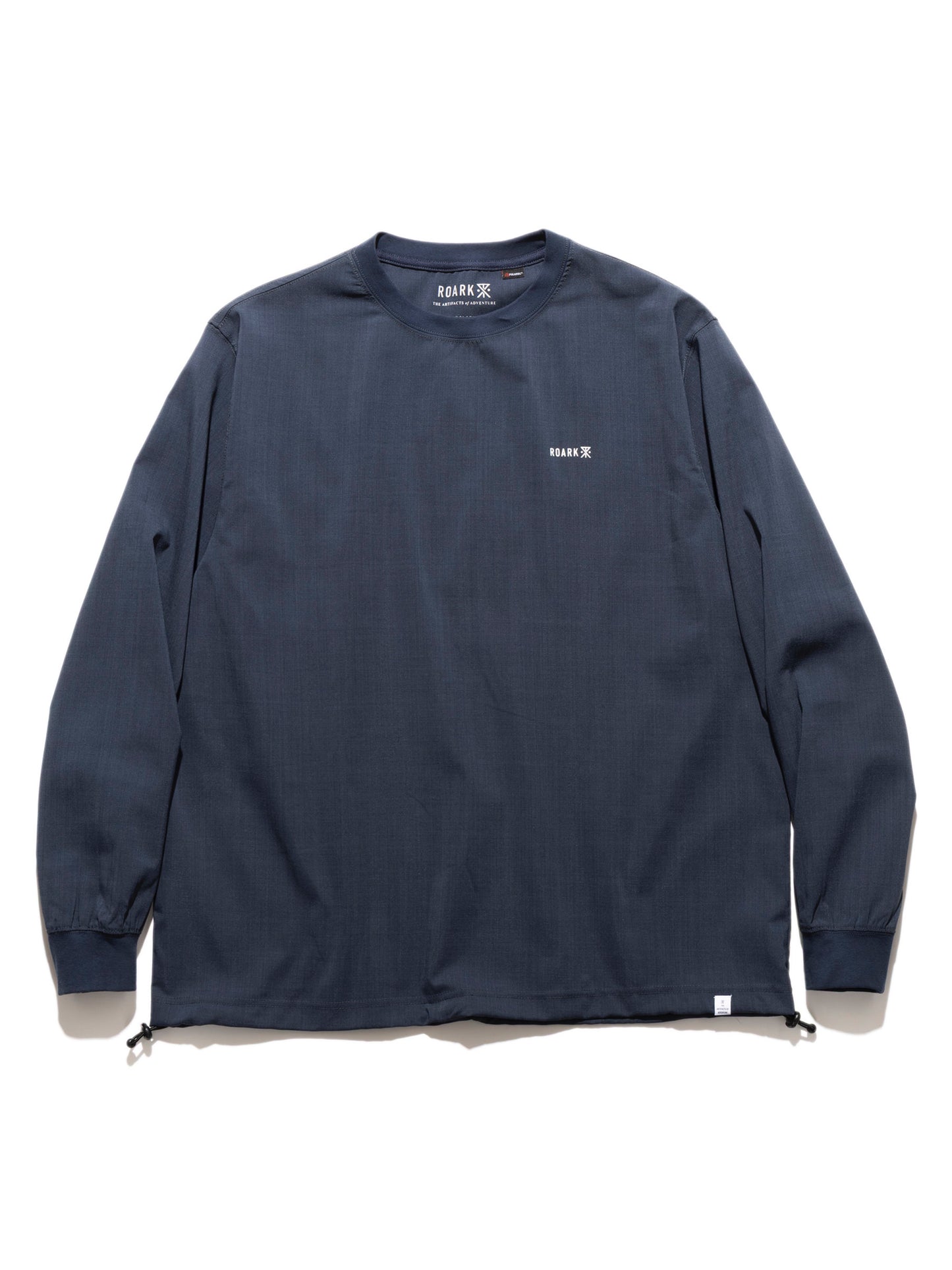 DELTA QD L/S CREW / Stone blue