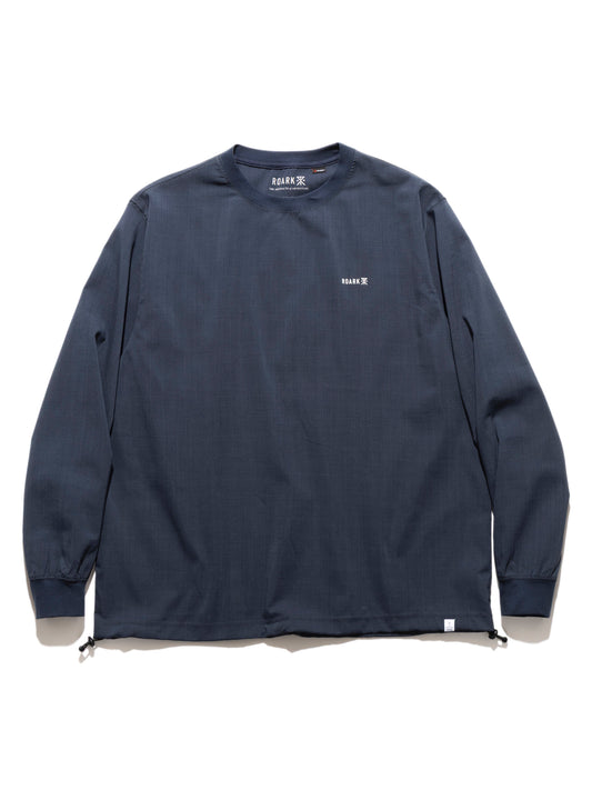 DELTA QD L/S CREW / Stone blue