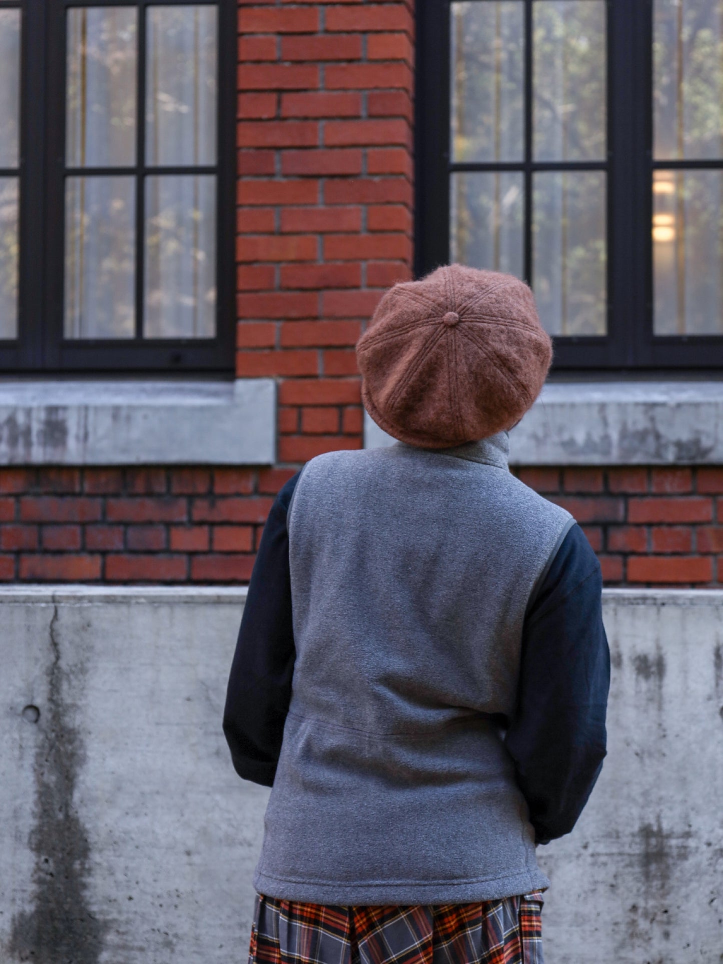 MEN'S MOUNTAIN CLASSIC FLEECE VEST / Charcoal heather