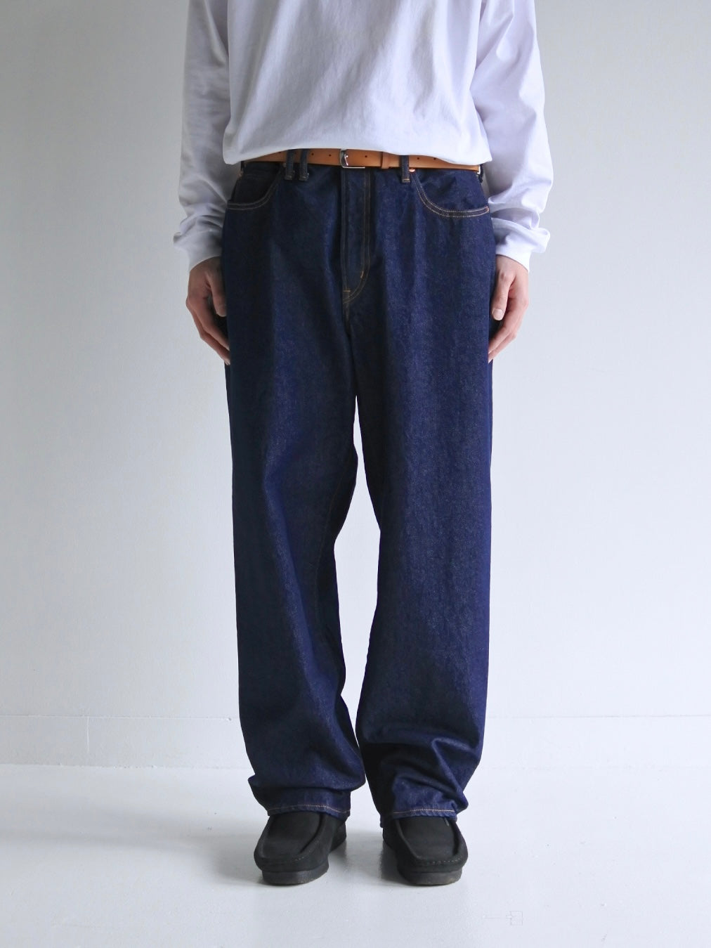 80's WIDE 5P PANTS / Indigo (one wash)