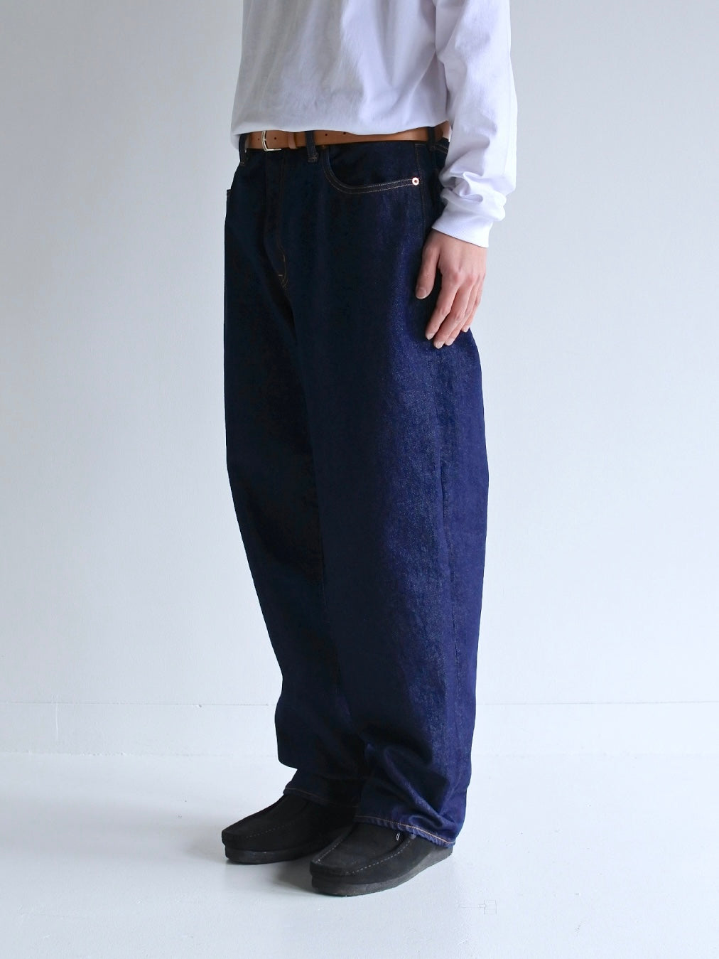 80's WIDE 5P PANTS / Indigo (one wash)