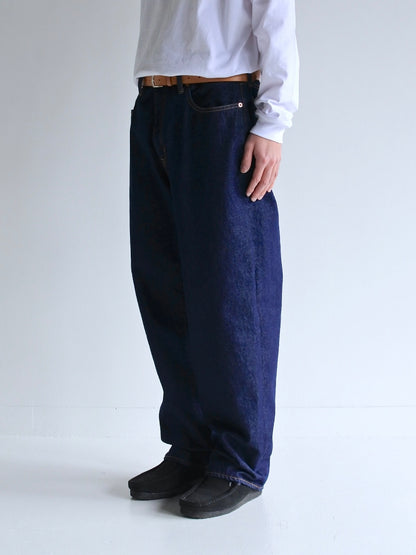 80's WIDE 5P PANTS / Indigo (one wash)