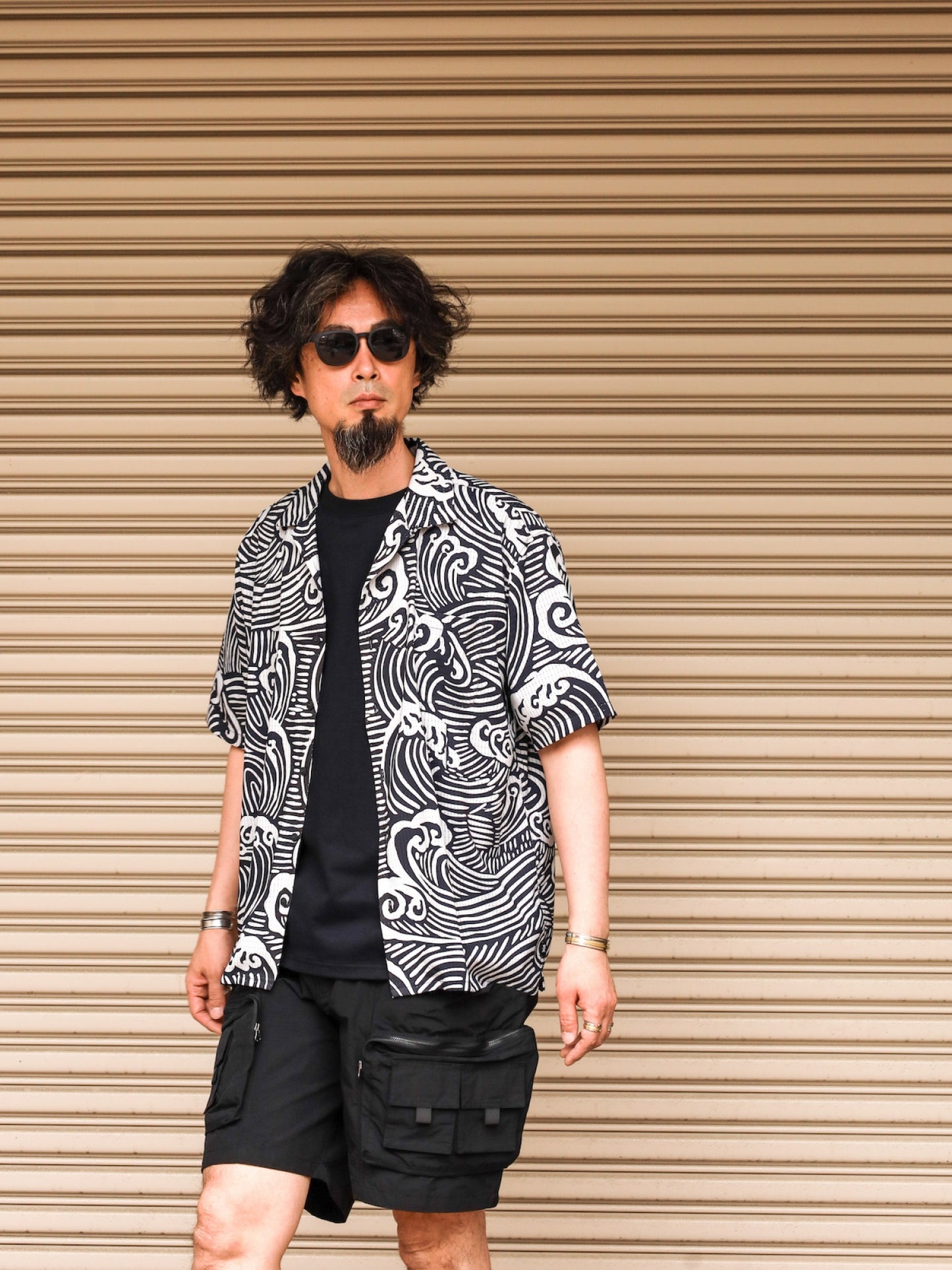 "WAVE" BLESS UP SS / Black