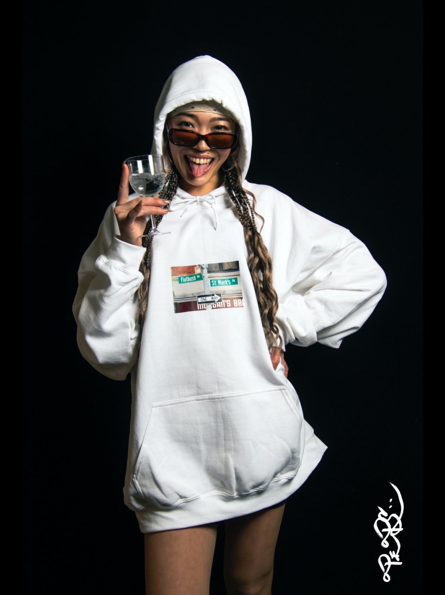 【212.MAG×fulton】FLATBUSH HOODY / White