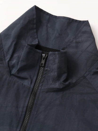 WINDBREAKER JACKET (REAL TREE CAMO) / Black tree camo