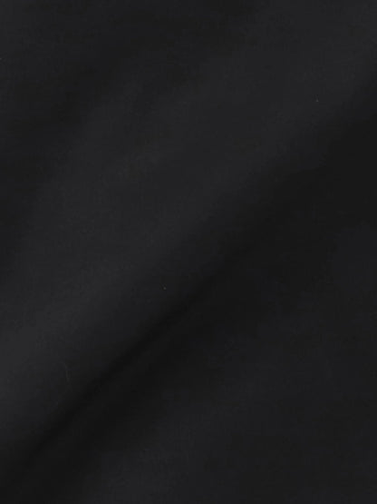 ZIP NYLON SPORTY JACKET / Black