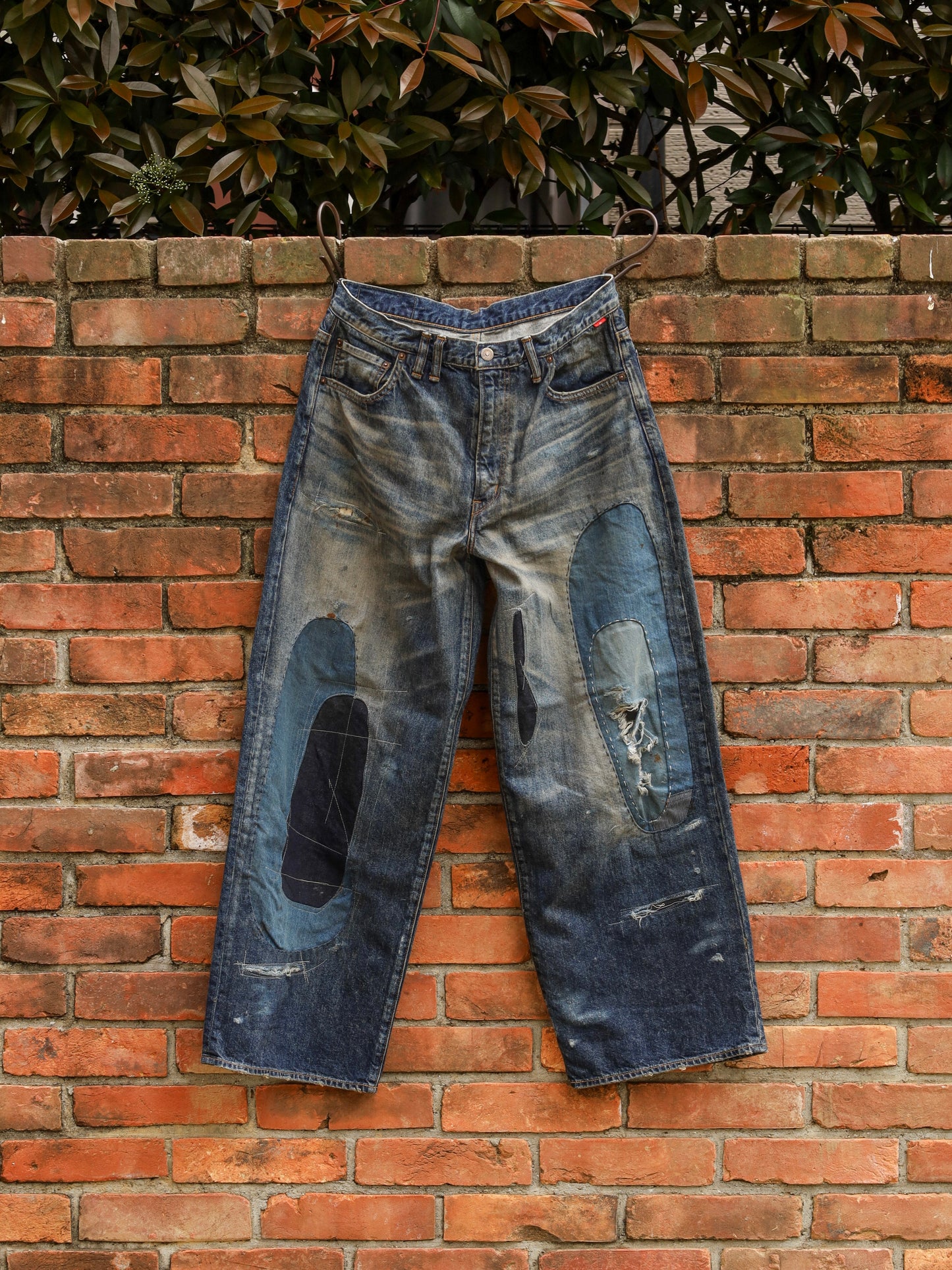REMAKED WIDE 5P DENIM PANTS / Indigo