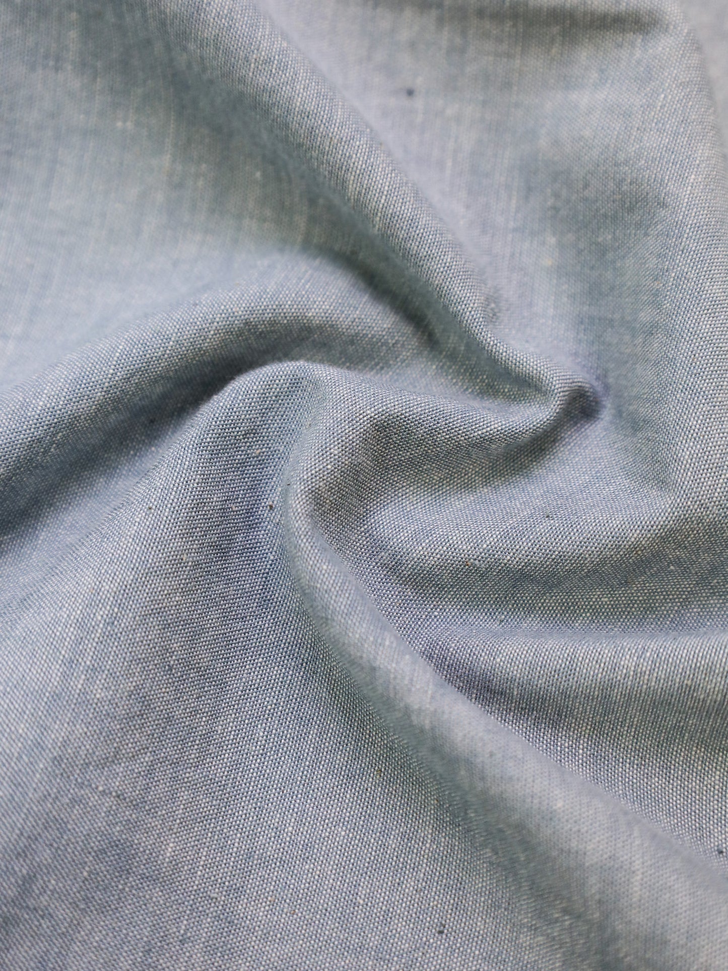 ”OWN WAY” B.D SHIRTS 改 (CHAMBRAY) / Smokey blue