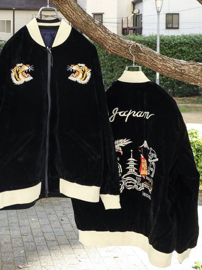 REVERSIBLE "SKAJAN" DOWN JACKET / BK/Navy