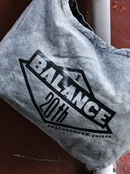 SULFUR  DYED CANVAS タスキショルダー / Black