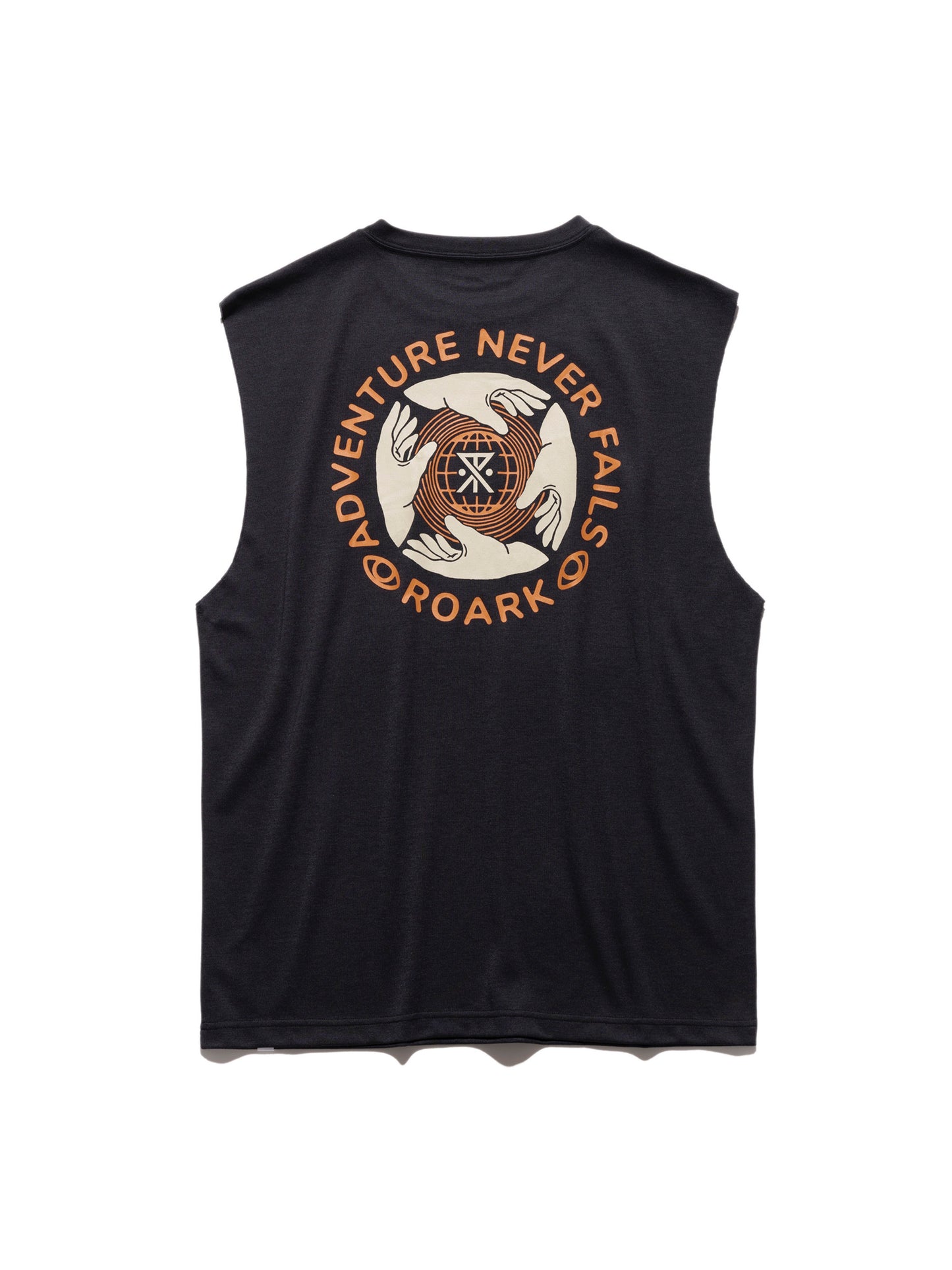 "NEVER FAILS" DriRelease CUTOFF TEE / Black