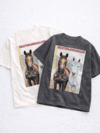 ＜予備在庫分販売＞EVOLUTION HORSE T-SHIRT / 2colors