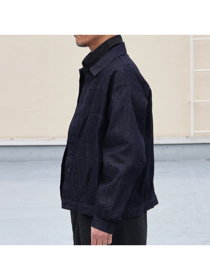 8オンスムラデニム US NAVY1STトラッカーJKT / Indigo