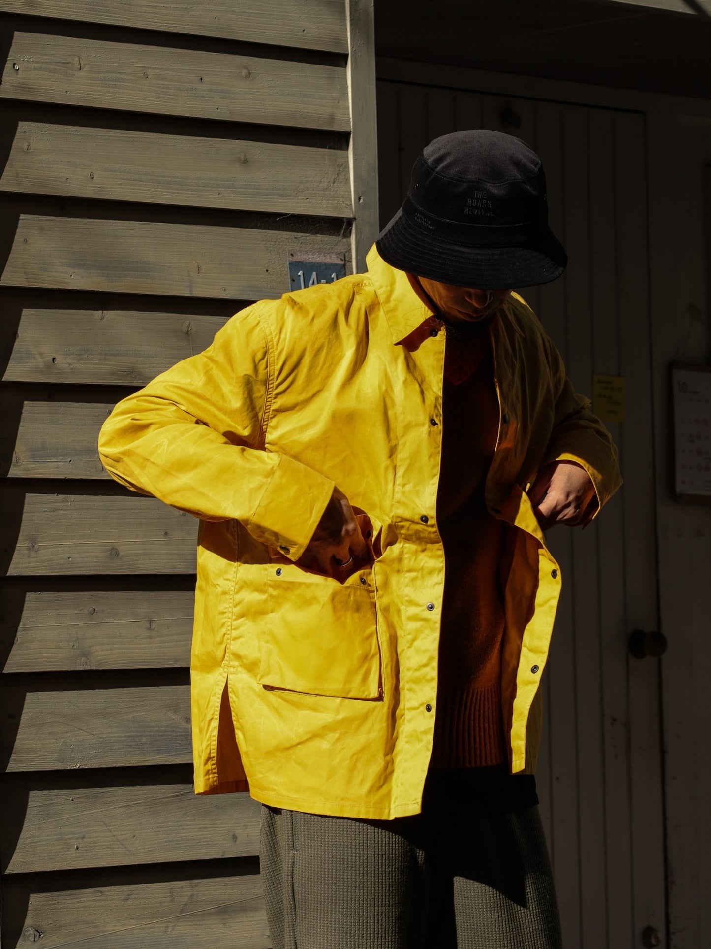 WAXED SHACKET / Yellow