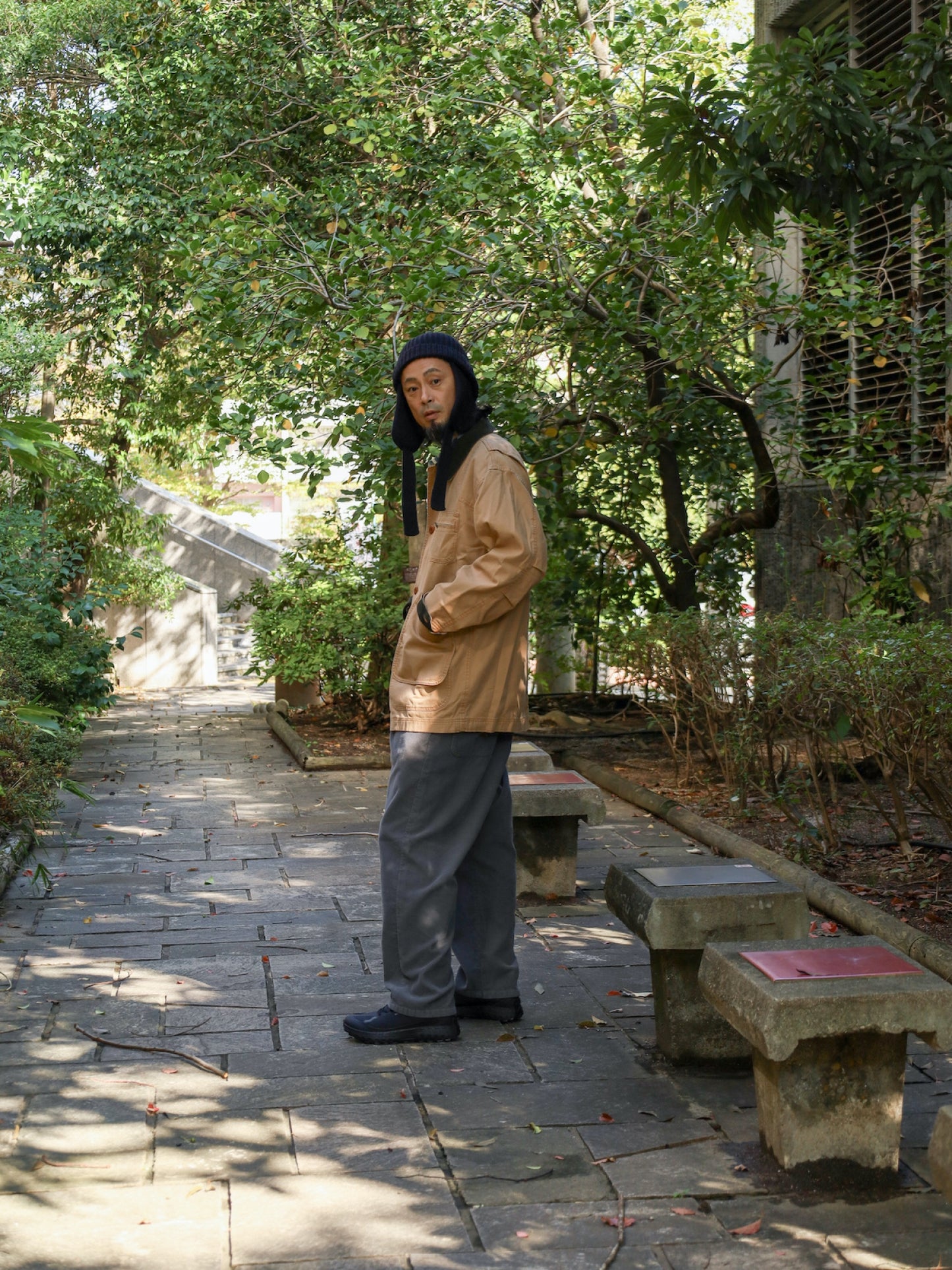 MEN'S ORIGINAL FIELD COAT, COTTON LINER / Saddle