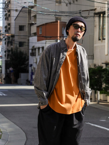 ”OWN WAY” B.D SHIRTS 改 (CHAMBRAY) / Smokey black