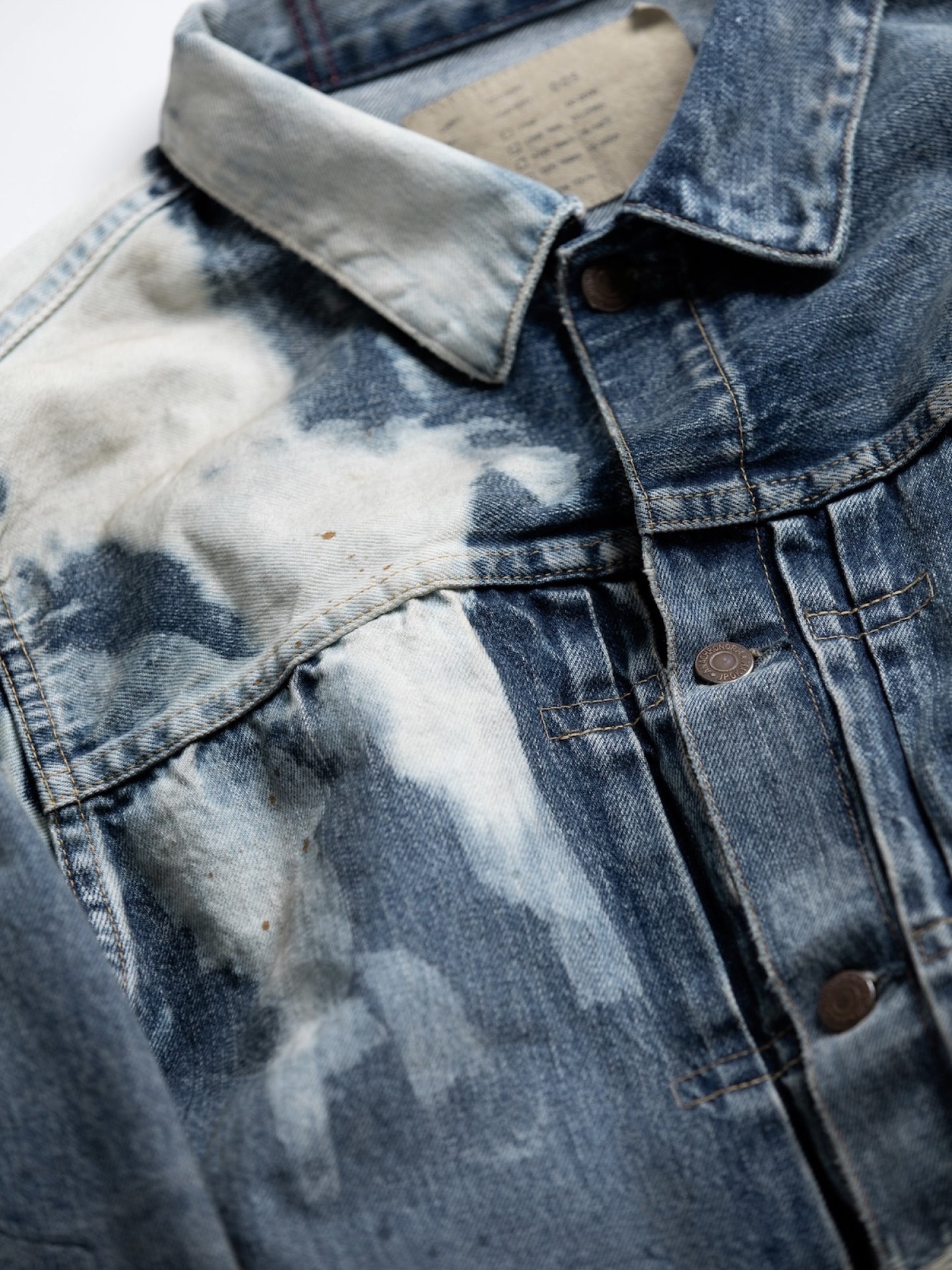 HARD REMAKED FRONT TUCK DENIM JACKET / Indigo(remake)