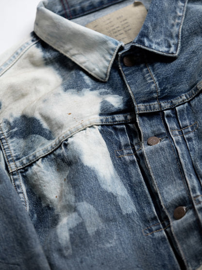 HARD REMAKED FRONT TUCK DENIM JACKET / Indigo(remake)
