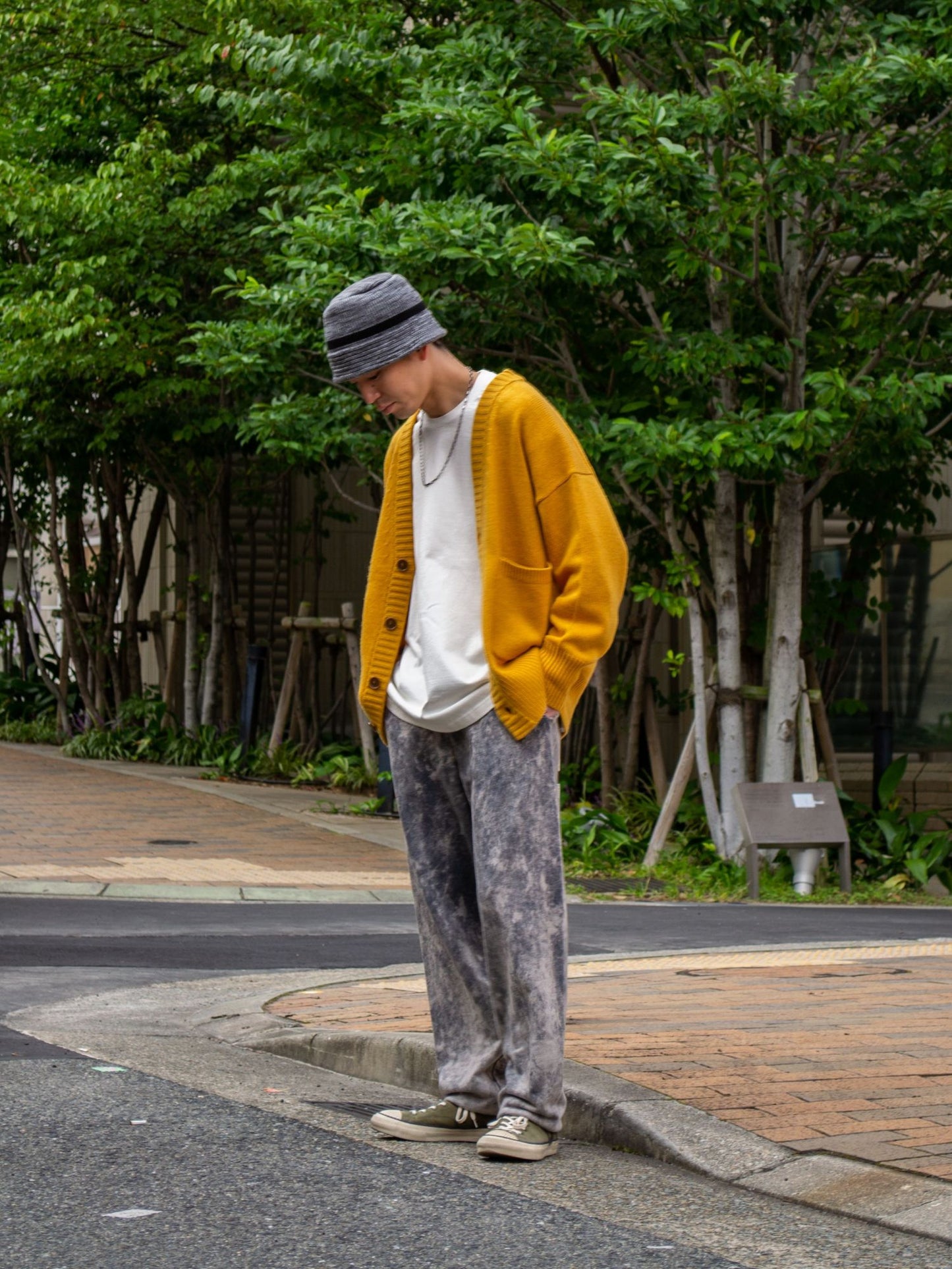 VOO-SPG-095 / SMOKY BLEACHED EZ / Black