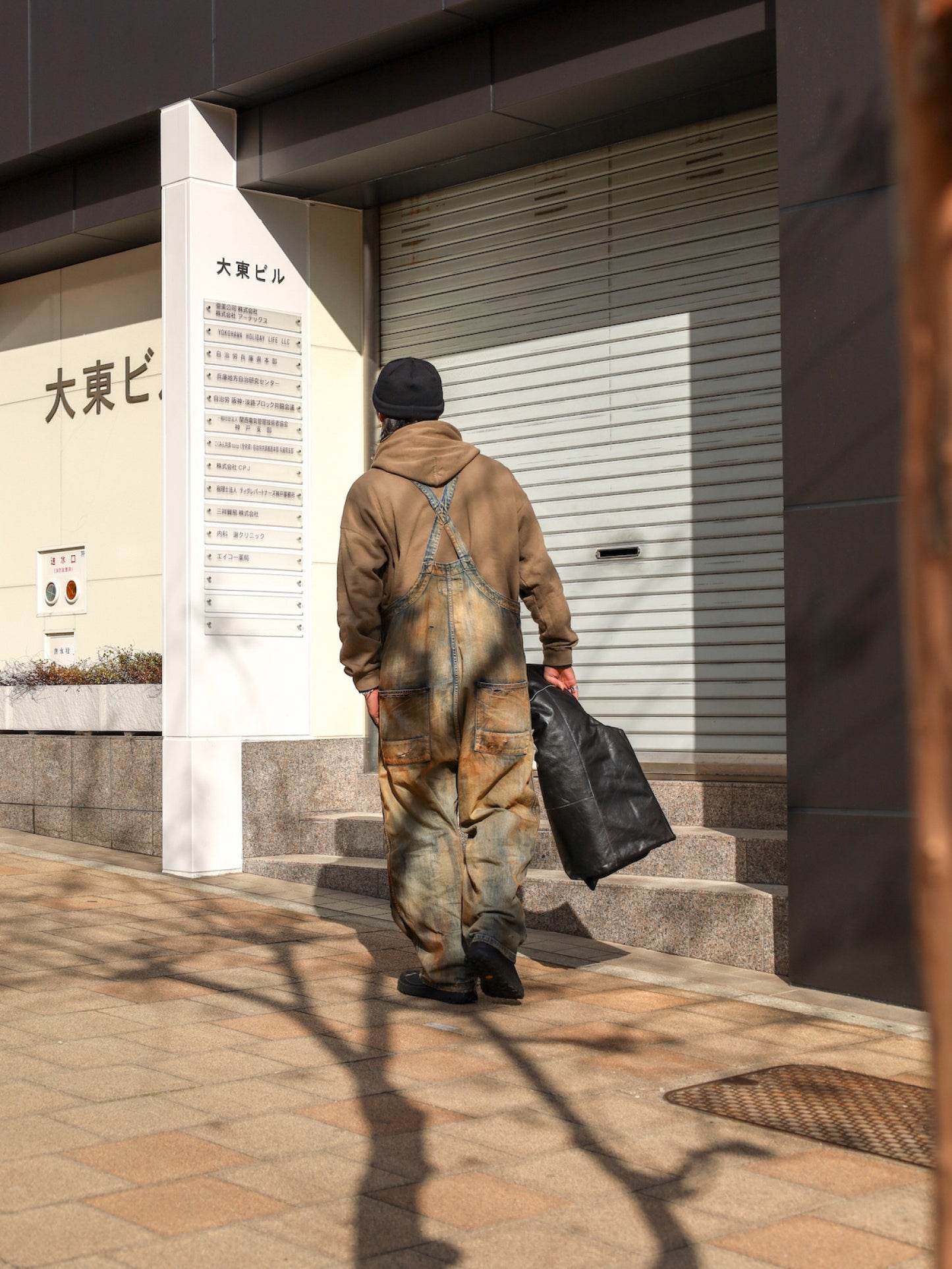 100-YEAR PROCESSING DENIM DECK OVER PANTS / FLATBUSH Ltd.