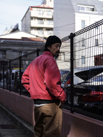 TIMEWORN WORK JACKET / Red