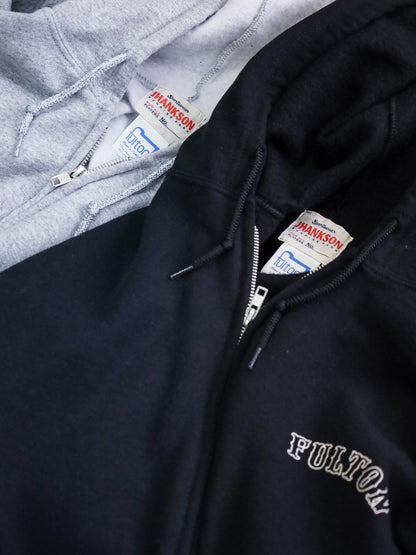 "fulton × JHANKSON" TEAM ZIP HOODIE / Gray