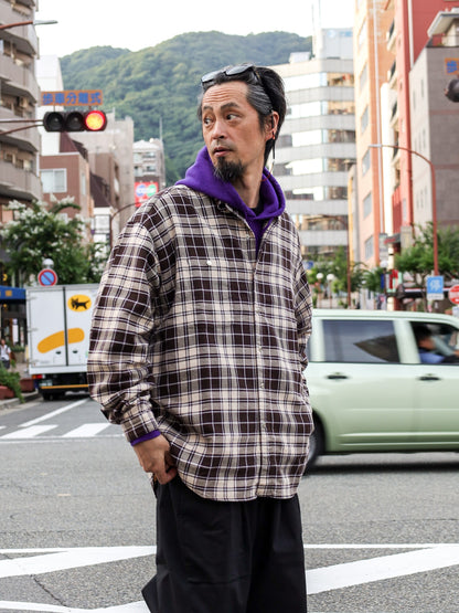 "OWN WAY" SHJKT 改 / Purple check