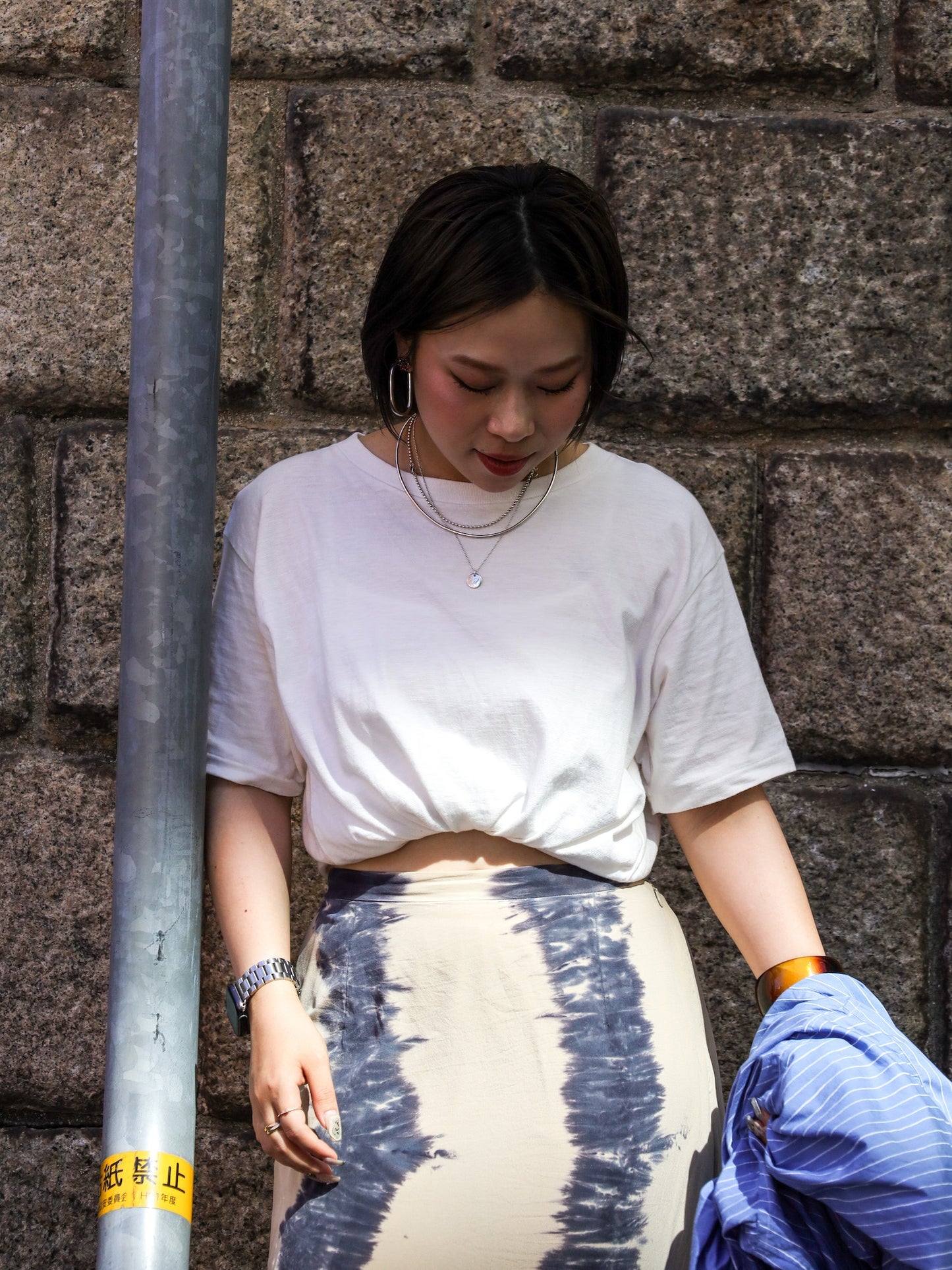 OWN WAY BASIC TEE / MARSHMALLOW