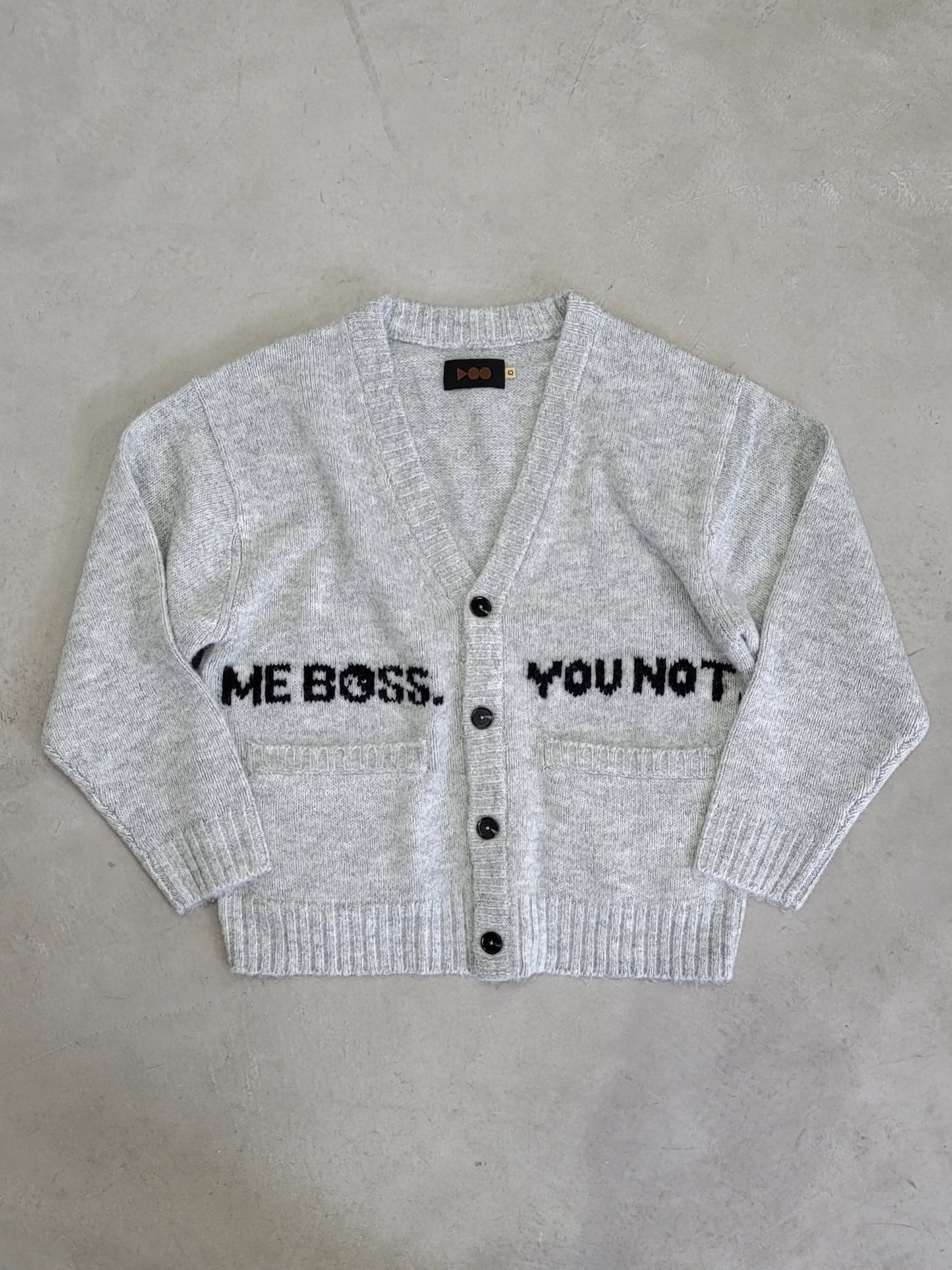 MBYN VOOHAIR CARDIGAN / Ash