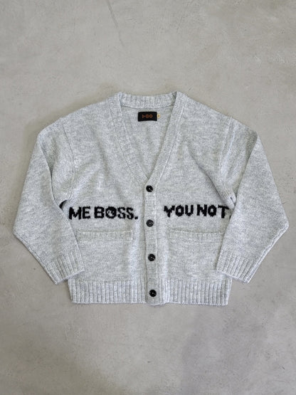 MBYN VOOHAIR CARDIGAN / Ash