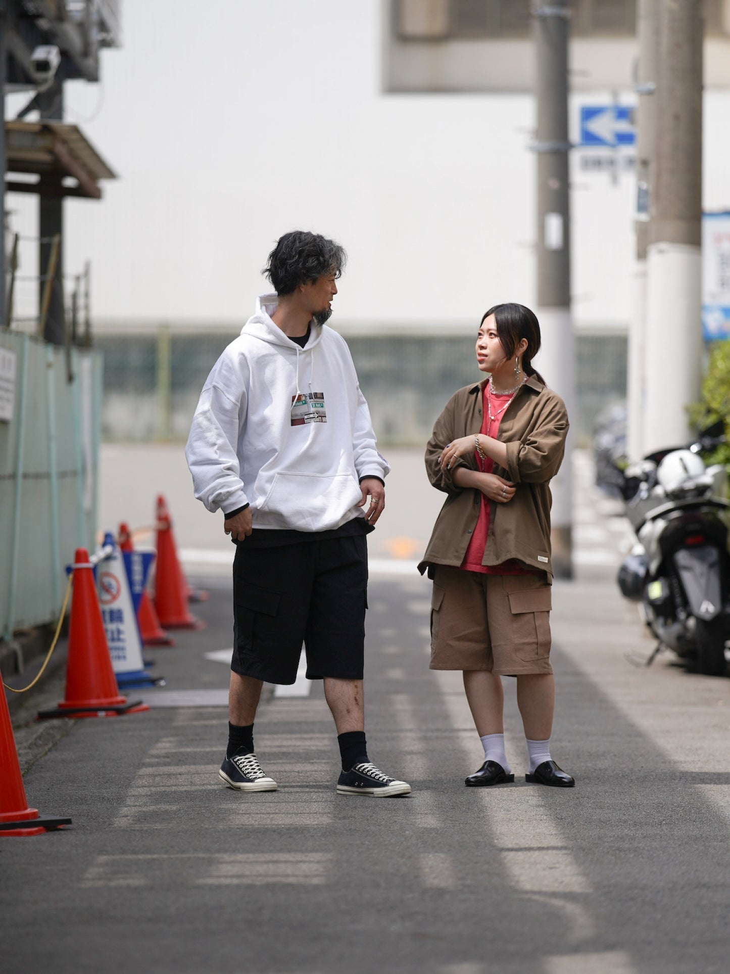 LINEN CARGO 3/4 / Camel