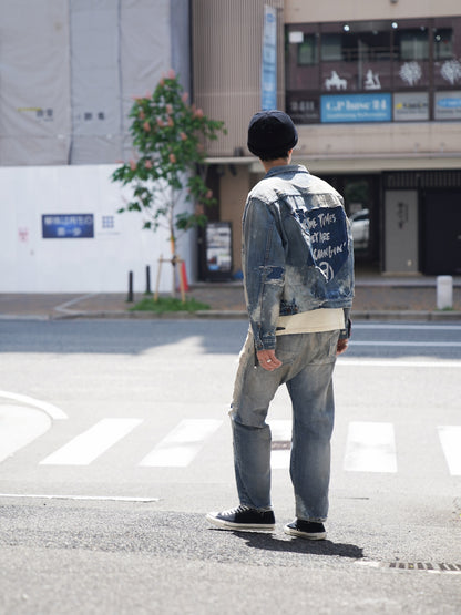 HARD REMAKED FRONT TUCK DENIM JACKET / Indigo(remake)