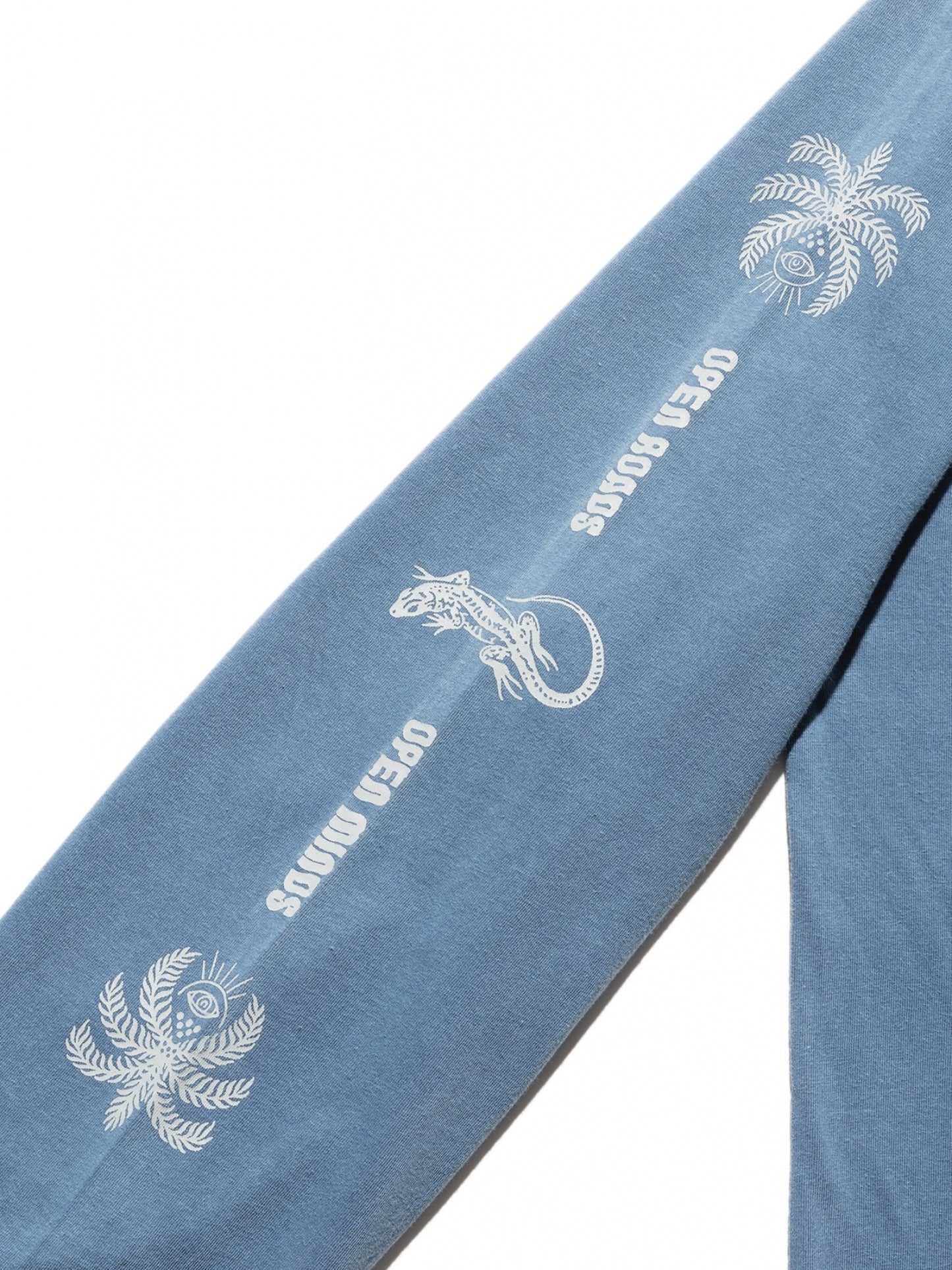 "PERMANENT VACATION" L/S TEE / Slate blue